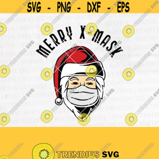 2020 Santa Claus With Mask Svg File Funny Merry Christmas Svg Christmas Svg Christmas Shirt SvgDesign 891