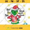 2020 stink stank stunk svg Blah Blah Blah Circle Tile Ornament style Christmas 2020 svg Christmas svg Christmas Funny Kids grinch svg 236