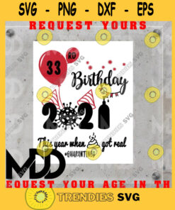 2021 Quarantine Birthday The Year Shit Turned Real Quarantine 2021 Svg Birthday Png Dxf Eps Svg Pdf Cut Files Svg Clipart Silhouette Svg Cricut Svg Files Decal And Vi