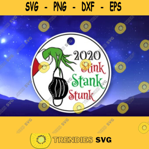 2021 stink stank stunk svg in circle. stink stank svg Grinch Hand Christmas SVG for Cricut Silhouette cut file grinch ornament 2021 77