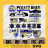 21 Police Blue Thin Line Clipart svg Police Clipart Police Cutfile Police svg Police Bundle svg Blue Line svg Bundle svgBlue Line png copy