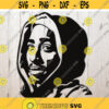 2PAC SVG Cutting Files 1 Tupac Shakur Digital Clip Art Tupac Shakur Portrait SVG 2pac Silhouette Cut. Design 16