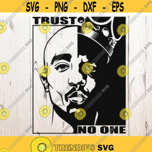 2PAC SVG Cutting Files Tupac Shakur Digital Clip Art Biggie Smalls SVG The Notorious BIG 2pac Silhouette Cut. Design 8