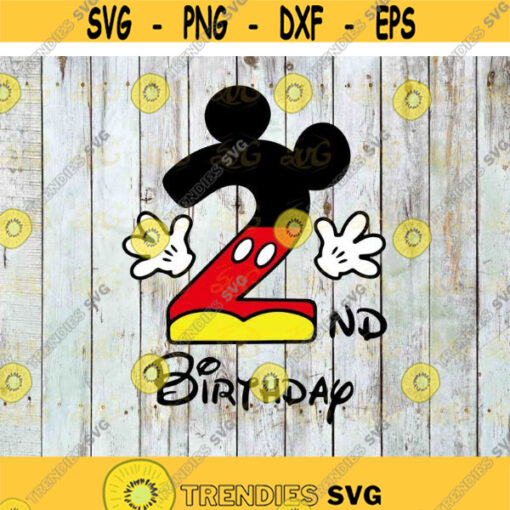 2nd Birthday Svg Birthday Svg cricut file clipart svg png eps dxf Design 526 .jpg