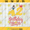 2nd Birthday svg Birthday Princess Svg Birthday svg Cricut File Clipart Svg Png Eps dxf Design 428 .jpg