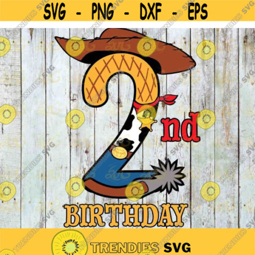 2nd Birthday svg Birthday Svg cricut file clipart svg png eps dxf Design 208 .jpg