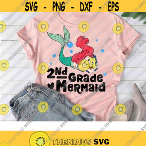 2nd Grade Mermaid Svg Back To School Svg Cricut File Clipart Svg Png Eps Dxf Design 412 .jpg