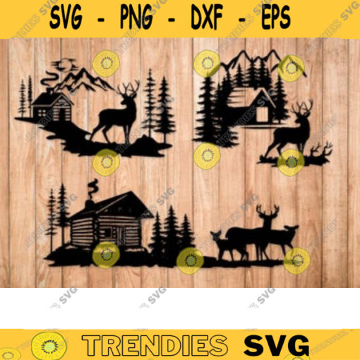 3 Deer Bundle Svg Deer Svg Mountains svg file Camping svg Nature Deer Svg file Animals Svg Deer Clipart Deer Vector Svg for Cricut 13 copy