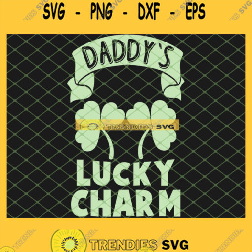 3 Leaf Clover DaddyS Lucky Charm SVG PNG DXF EPS 1