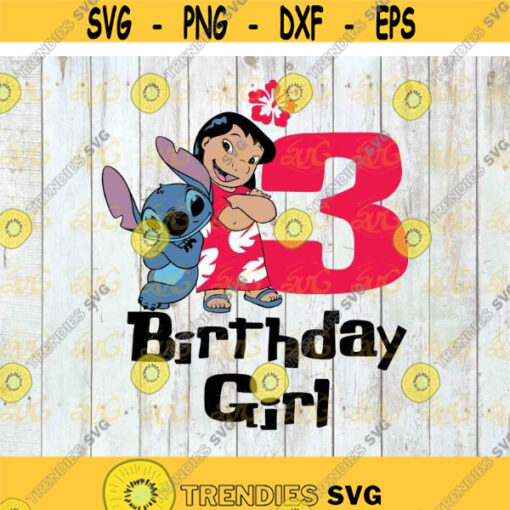 3rd Birthday Girl Svg Birthday svg Cricut File Clipart Svg png eps dxf Design 434 .jpg