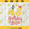 3rd Birthday svg Birthday Princess Svg Birthday svg Cricut File Clipart Svg Png Eps dxf Design 430 .jpg