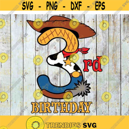 3rd Birthday svg Birthday Svg cricut file clipart svg png eps dxf Design 350 .jpg