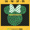 4 Leaf Clover Outline SVG Minnine With Bow Disney Shamrock SVG PNG DXF EPS 1