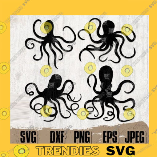 4 Octopus svg Octopus Stencil Octopus png Octopus Clipart Octopus Cutfile Water Animal svg Sea Animal svg Octopus Sticker Animal png copy