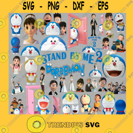 40 Files Stand By Me 2 Doraemon Bundle Svg Doraemon 2 Svg Nobirta Svg Suka Svg Wedding Nobita Suka Svg