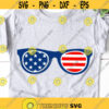 4th of July Cat Svg American Cat 4th of July July Fourth Cat with Glasses Star Spangled Kids Patriotic Svg Files for Cricut Png Dxf.jpg