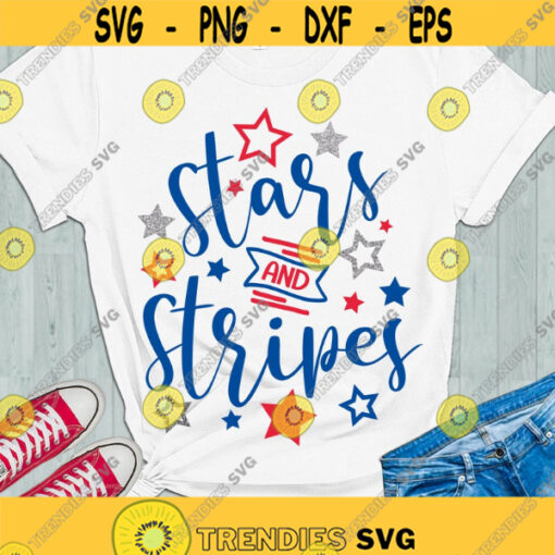 4th of July SVG Star and stripes SVG Independence Day svg Patriotic shirt digital cut files