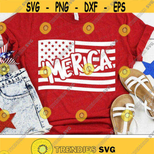 4th of July Svg American Flag Svg Dxf Eps Png Merica Cut Files USA Shirt Design Patriotic Svg America Clipart Kids Silhouette Cricut Design 1763 .jpg