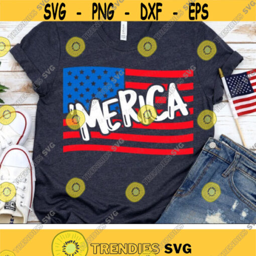 4th of July Svg American Flag Svg Merica Cut Files Patriotic Svg America Clipart USA Shirt Design Independence Day Silhouette Cricut Design 2479 .jpg