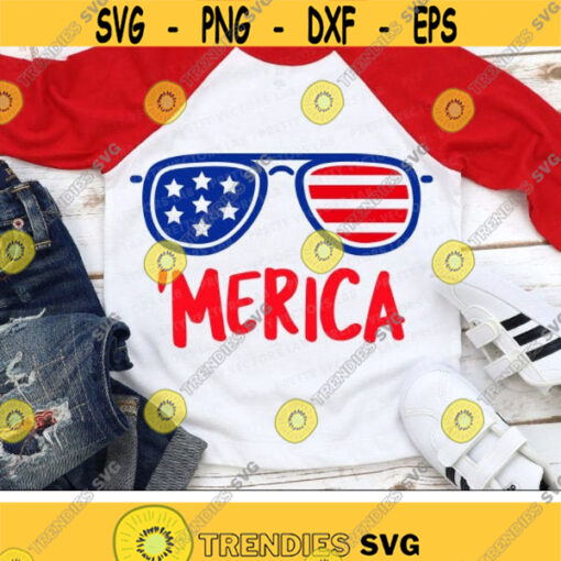 4th of July Svg Merica Sunglasses Svg Patriotic Svg Dxf Eps Png American Clipart USA Summer Svg Kids Shirt Design Cricut Silhouette Design 1674 .jpg