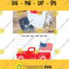 4th of July Truck SVG Truck SVG American Truck svg Patriotic Old Truck American Flag Truck svg Cricut Silhouette svg files Clipart