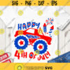 4th of July monster truck SVG Patriotic Monster Truck SVG Fireworks SVG American Truck digital cut files