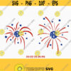 4th of July svg Fireworks svg Patriotic svg for CriCut Silhouette cameo Files svg jpg png dxf Design 435