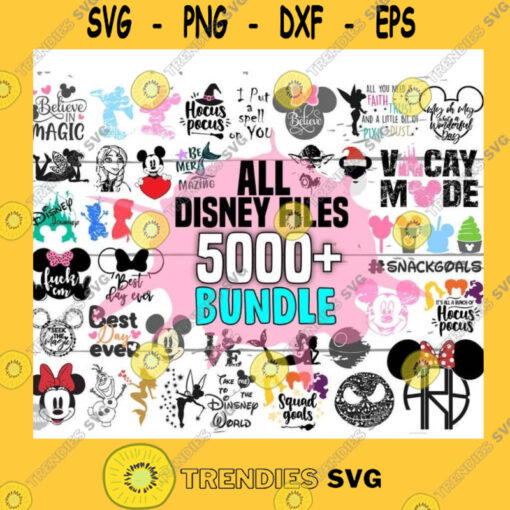 5000 Files Bundle Mouse Png Set Princess Svg Pack Castle Bundle Set Fairy Bundle Cartoons svg Bundle Mermaid svg Family