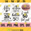 50th Birthday svg Bundle 50th Birthday Design Fifty SVG Hello Fifty Shirt Design Instant Download 50th Birthday SVG Aloha 50 png Design 804