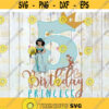 5th Birthday svg Birthday Princess Svg Birthday Svg Cricut File Clipart Svg Png Eps Dxf Design 437 .jpg