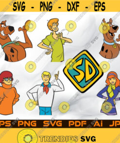 7 Scooby Do Svg Layered Bundle Friends Silhouette Files For Cricut Design Space Cut File Digital Download Clipart Cartoon Gift For Children Design 194.jpg