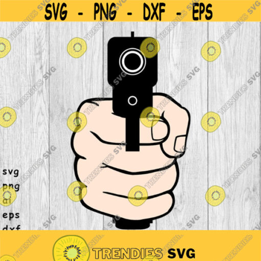 9 MM Pistol svg png ai eps dxf DIGITAL FILES for Cricut cnc and other cut or print projects Design 328