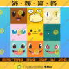 9 Pokemon Face Svg Pikachu Snorlax Birthday Shirt Clipart Cut Files For Cricut Space Illustration Vector Silhouette Instant Digital Download Design 25.jpg