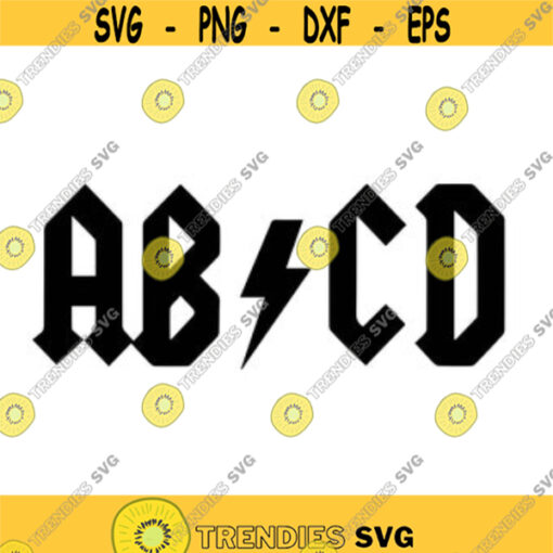 ABCD Decal Files cut files for cricut svg png dxf Design 17