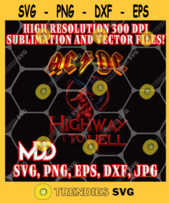 Acdc Highway To Hell Highway To Hell Svg Acdc Design Svg Classic Rock Svg Hard Rock Png Bon Scott Dxf Eps Svg Pdf Cut Files Svg Clipart Silhouette Svg Cricut Svg File