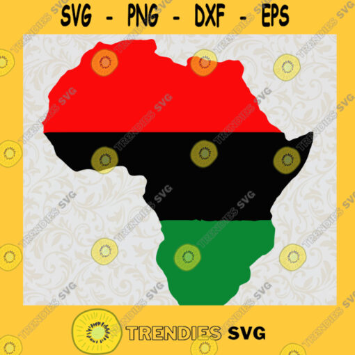 Africa Map New Celebrate Freedom SVG Digital Files Cut Files For Cricut Instant Download Vector Download Print Files