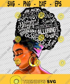 African American Woman Black Girl Magic Afro Hair Black Women Melanin Queen Jpg Png Digital File