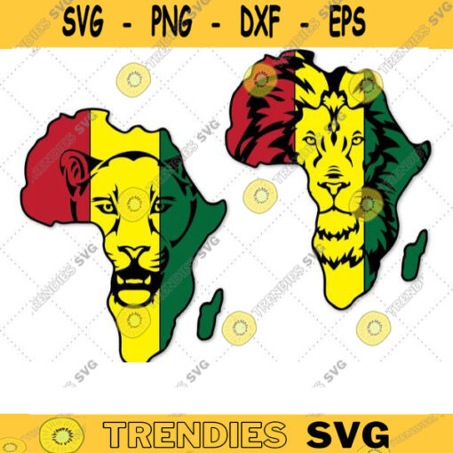 African lion SVG Africa map svg africa blm svg Africa Animals Vector African Continent Svg Design SVG Cut Files for Cricut 440 copy