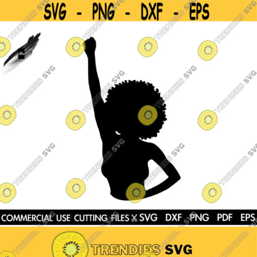 Afro Black Power Fist SVG Afro Svg Black Woman Svg Freedom Svg Black Lives Matter Svg Black History Month Svg Black Woman SVg Cut File Design 150