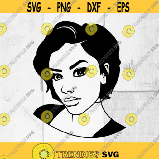 Afro Latina Woman SVG Cutting Files 3 Latina Woman SVG Files for Cricut Afro Latina Women Vector. Design 41