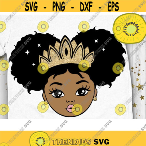 Afro Princess Svg Peekaboo Girl Svg Afro Puff Svg Afro Ponytails Svg Little Melanin Princess Svg Layered Cut file Svg Dxf Eps Png Design 830 .jpg