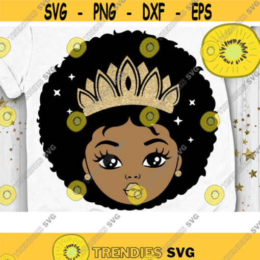 Afro Princess Svg Peekaboo Girl Svg Afro Puff Svg Little Melanin Princess Svg Layered Cut file Svg Dxf Eps Png Design 423 .jpg