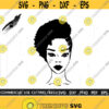 Afro SVG Natural Hair Svg Black Woman SVG Black History Month SVG Woman Svg Afro Woman Svg Black Queen Svg Cut File Design 391