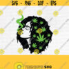 Afro Weed Diva Svg File Marijuana Svg Afro African Girl Afro American Girl Svg Afro Girl with Weed Cannabis Svg CutFilesDesign 903