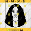 Afro Woman SVG Cutting Files 17 Black Woman SVG Afro Digital Clip Art Files for CricutCurls svg. Design 108