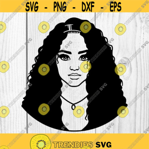 Afro Woman SVG Cutting Files 17 Black Woman SVG Afro Digital Clip Art Files for CricutCurls svg. Design 108