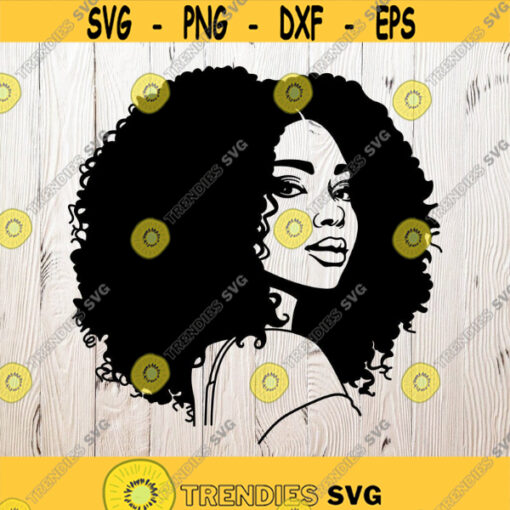 Afro Woman SVG Cutting Files 4 Afro Digital Clip Art Black Woman SVG Files for Cricut Afro Hair svg Afro Women png. Design 19