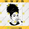 Afro Woman SVG Cutting Files 9 Afro Digital Clip Art Files for Cricut Black Woman SVG Afro Hair Messy Bun svg Afro Women Vector. Design 76