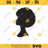 Afro Woman SVG DXF African American Black Woman Lady with Afro Hair Side View Afro Hair Girl Profile Face Silhouette svg dxf Commercial Use copy