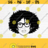 Afro Woman Svg Strong Woman Svg Black Woman Svg Afro Girl Svg African American Woman Svg Afro Svg Queen Svg Confident SvgDesign 741
